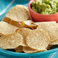 Mission Unsalted White Round Corn Tortilla Chips 2 lb. Bulk Bags (6/Case) | Restaurant Style Tortilla Chips