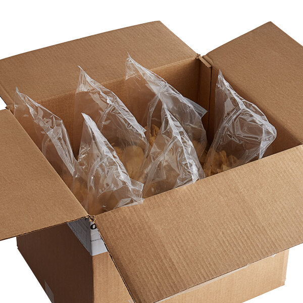 Mission Unsalted White Round Corn Tortilla Chips 2 lb. Bulk Bags (6/Case) | Restaurant Style Tortilla Chips