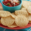 Mission White Round Corn Tortilla Chips 2 lb. Bulk Bags (6/Case) | Restaurant Style Corn Tortilla Chips