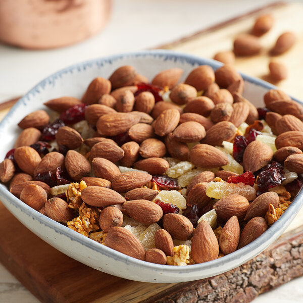 Blue Diamond Roasted Salted Whole Almonds 25 lb. | Premium Bulk Roasted Almonds for Healthy Snacking & Foodservice