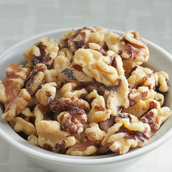 Raw Walnut Halves and Pieces 25 lb. | Premium Bulk Natural Walnuts for Baking, Cooking & Foodservice