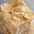 Mission 4-Cut Thin White Unfried Tortilla Chips 20 lb. Bulk Case | Ready-to-Fry White Corn Tortilla Chips