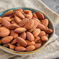 Roasted Unsalted Almonds 25 lb. | Premium Bulk Dry Roasted Almonds for Healthy Snacking, Baking & Foodservice