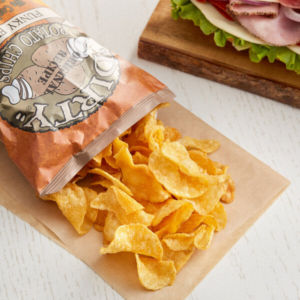 Dirty Potato Chips Funky Fusion Kettle Cooked Potato Chips 2 oz. Individual Bags (25/Case) | Bold Gourmet Snack Chips
