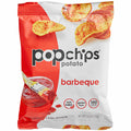 Popchips BBQ Popped Potato Chips 0.8 oz. Snack Bags (24/Case) | Gluten Free Barbecue Chip Snack