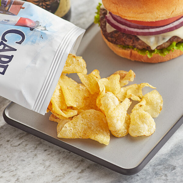 Cape Cod Original Sea Salt Kettle Cooked Potato Chips 1.5 oz. Individual Bags (56/Case) | Premium Kettle Chips