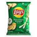 Lay's Sour Cream & Onion Potato Chips 1.5 oz. - 64/Case | Individual Single Serve Snack Bags