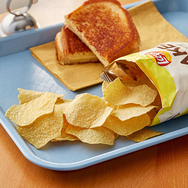 Lay's Baked Original Potato Chips 1.125 oz. - 64/Case | 65% Less Fat Individual Snack Bags