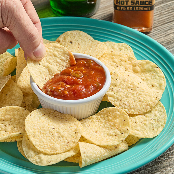 Tostitos Crispy Rounds Original Tortilla Chips 3 oz. Individual Bags (28/Case) | Restaurant Style Corn Chips