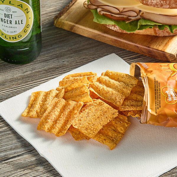 Sun Chips Harvest Cheddar Whole Grain Chips 1.5 oz. - 64/Case | Single Serve Multigrain Snack Bags