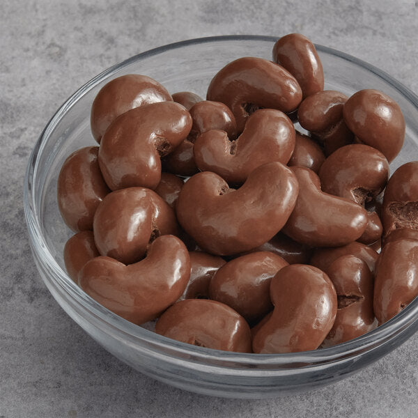 Albanese Milk Chocolate Covered Cashews 10 lb. | Premium Bulk Chocolate Covered Cashews for Snacking & Candy Buffets