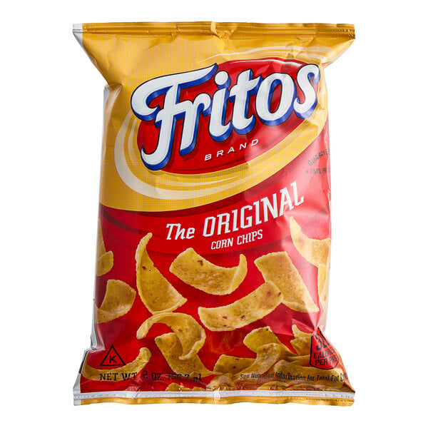 Fritos Original Corn Chips 2 oz. - 64/Case | Individual Single Serve Corn Chips