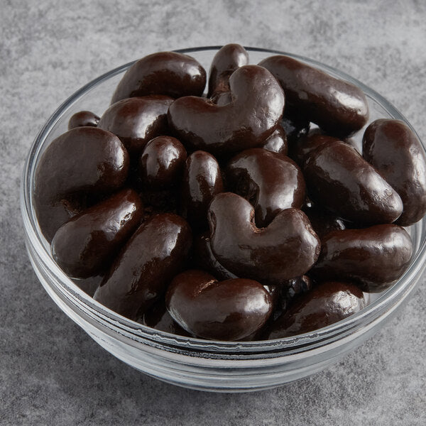 Albanese Dark Chocolate Covered Cashews 10 lb. | Premium Bulk Dark Chocolate Cashews for Snacking & Candy Buffets