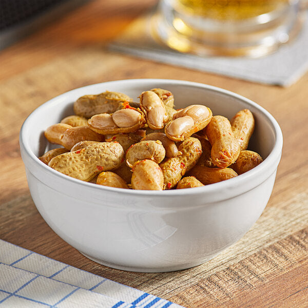 Peanut Patch Cajun Boiled Peanuts 6 lb. Can - 6/Case | Ready-to-Eat Spicy Southern Style Boiled Peanuts