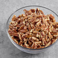 Hometown Provisions Raw Medium Pecan Pieces 2.5 lb. - 2/Case | Premium Bulk Natural Pecans for Baking & Cooking