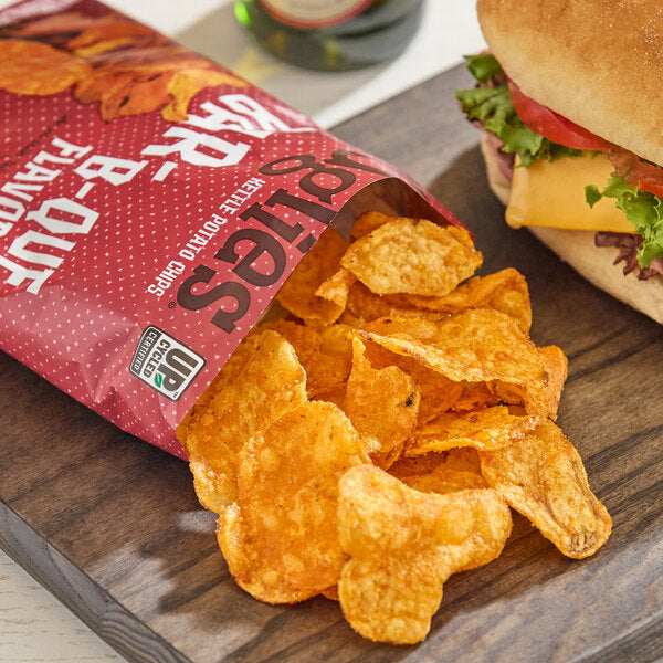 Uglies Bar-B-Que Kettle Potato Chips 2 oz. Single Serve Bags (24/Case) | Gluten Free Kettle Cooked Chips