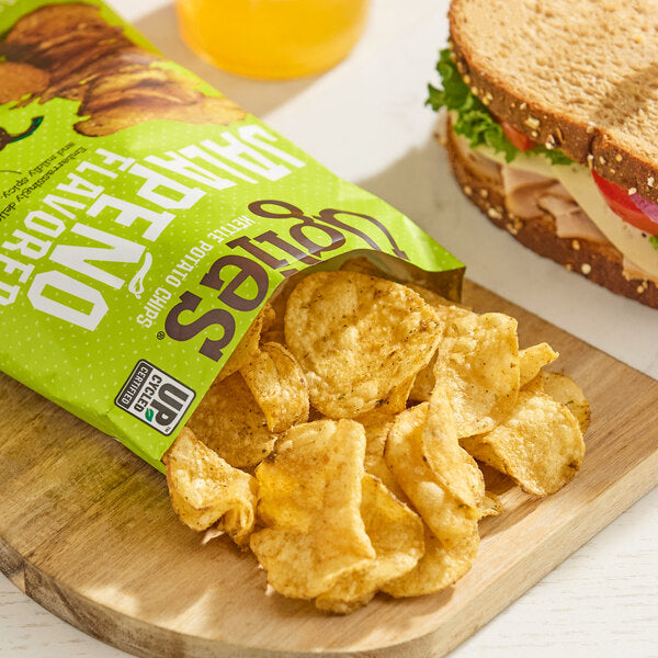 Uglies Jalapeño Kettle Potato Chips 2 oz. Single Serve Bags (24/Case) | Gluten Free Kettle Cooked Chips