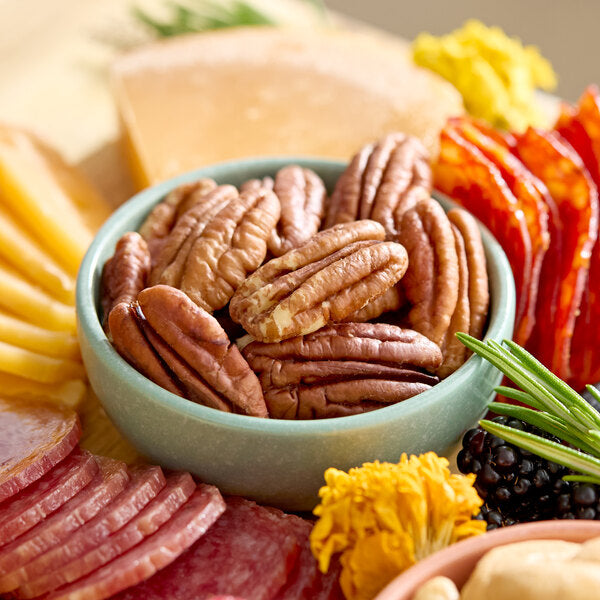 Hometown Provisions Jr. Mammoth Raw Pecan Halves 5 lb. | Premium Bulk Natural Pecan Halves for Baking, Cooking & Snacking