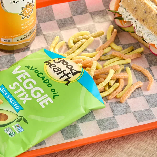 Good Health Sea Salted Veggie Stix Snack Bags 1 oz. (24/Case) | Avocado Oil Gluten Free Vegetable Snack