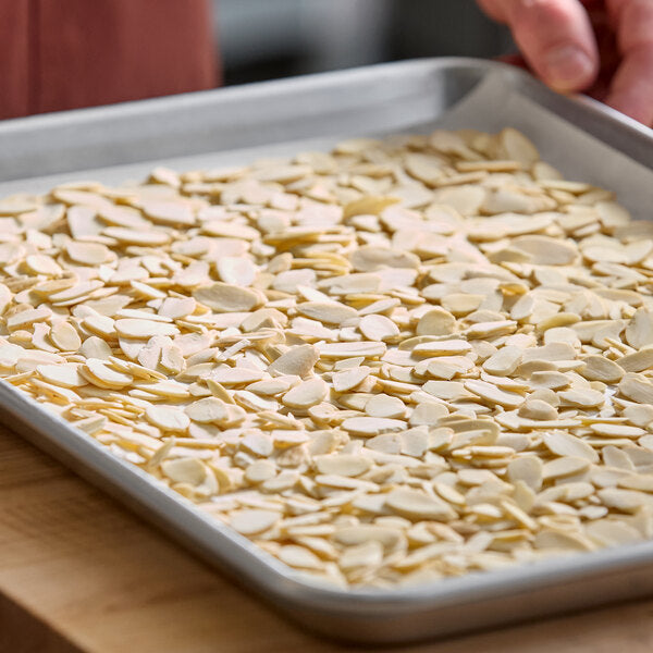 Hometown Provisions Blanched Sliced Almonds 25 lb. | Premium Bulk Almond Slices for Baking, Desserts & Foodservice