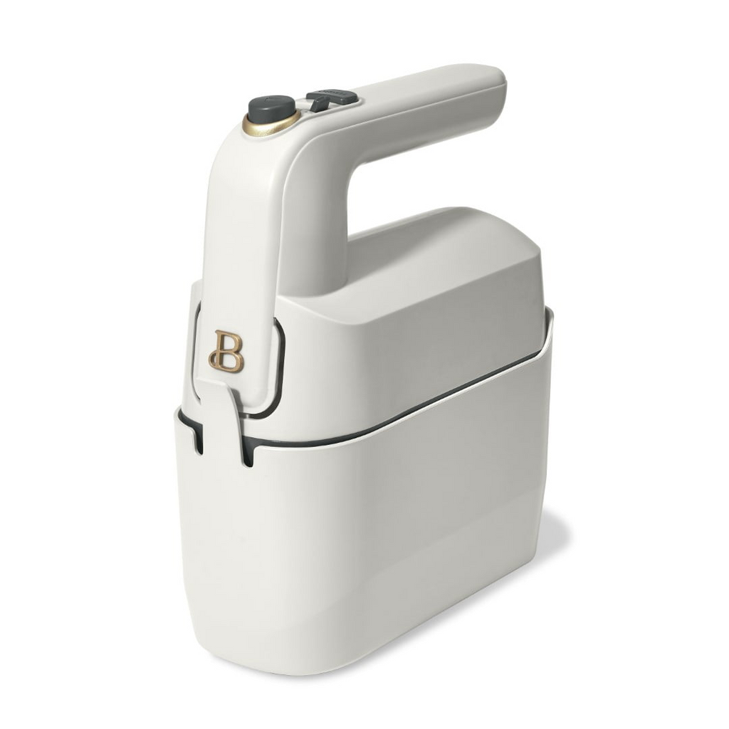 Beautiful 6-Speed Electric Hand Mixer, White Icing by Drew Barrymore