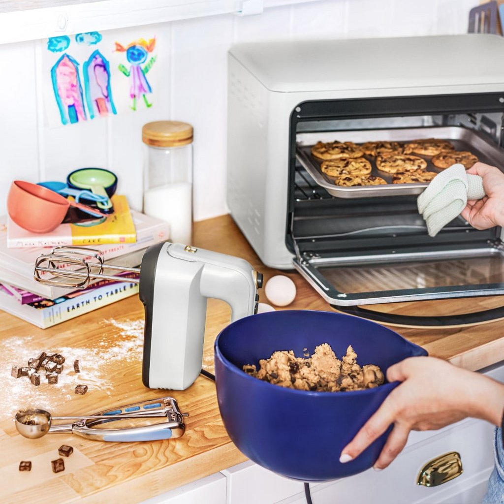 Beautiful 6-Speed Electric Hand Mixer, White Icing by Drew Barrymore