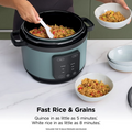 Ninja HyperHeat 8-in-1 Electric Pressure Cooker with SimpliServe Pot — 6.5 Qt, Cooks Up to 2X Faster, 1200W, Feeds 8–10