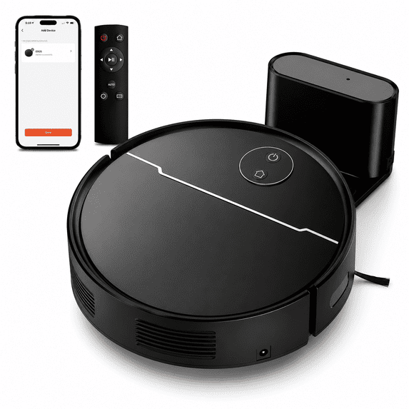 ANSFIL 3 in 1 Robot Vacuum/Mop/Sweep Combo with Smart App&Voice Control,2-in-1 Tank, 4500pa Suction, Q10S