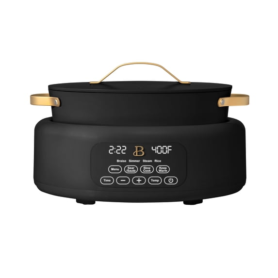 Beautiful 10 in 1, 6 Qt Electric Multi-Cooker, White Icing by Drew Barrymore