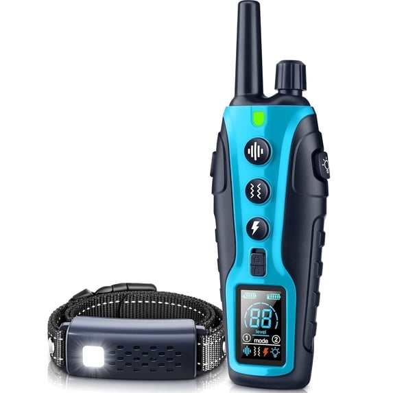 Dog Shock Collar - 4000FT Dog Training Collar with Remote Control for Small Medium Large Dogs, Beep (1-8) Vibration (1-16) Safe Shock (1-99) Modes and Flashing Light