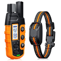 Dog Training Collars With Remote, Adjustable Nylon Strap, Electric Shock, Vibration & Sound Modes, Rechargeable, 3300ft Range, Waterproof, For Small To Large Dogs (5-150lbs)