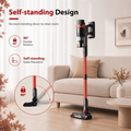 PrettyCare Cordless Vacuum Cleaner, 530W/48KPA/8 Batteries, 55mins Runtime