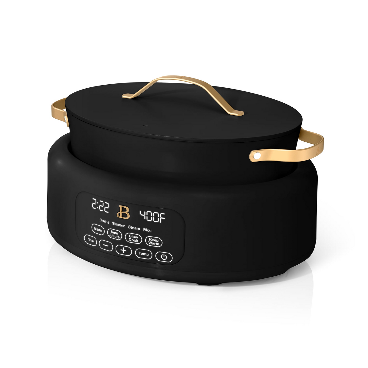 Beautiful 10 in 1, 6 Qt Electric Multi-Cooker, White Icing by Drew Barrymore