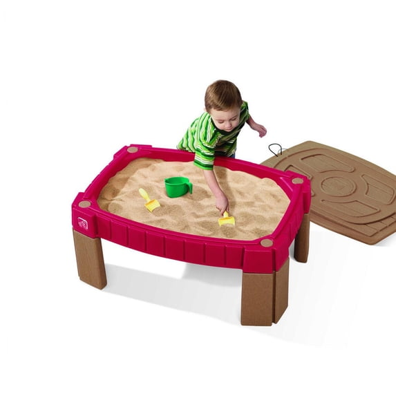 Step2 Naturally Playful Kids Sand and Water Activity Table with Umbrella