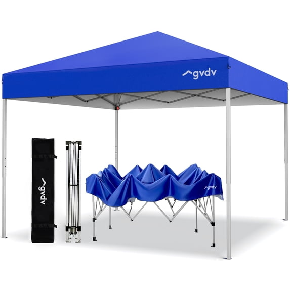 GVDV Canopy Tent, 10x10 ft Easy Pop up Outdoor Canopy Tent