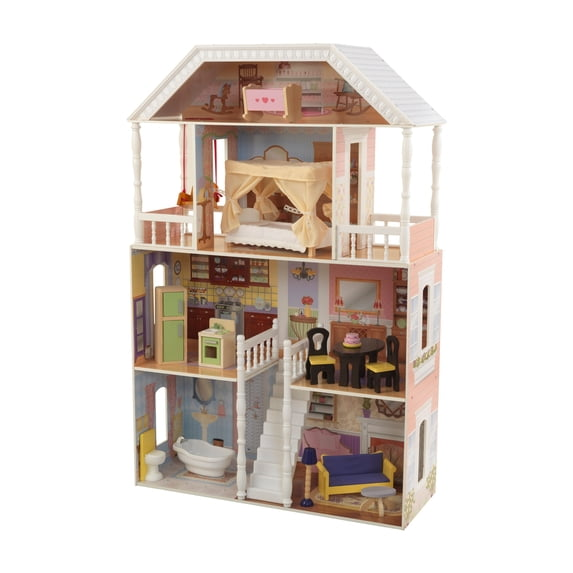 KidKraft Savannah Wooden Dollhouse with Porch Swing
