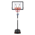 Ktaxon 33 In. Portable Basketball Hoop Stand, 6.5-8 ft Adjustable Basketball Goal System