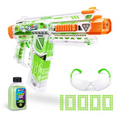 XSHOT Hyper Gel Glow Nightmare Blaster by ZURU Outdoor Motorized with 10,000 Pellets