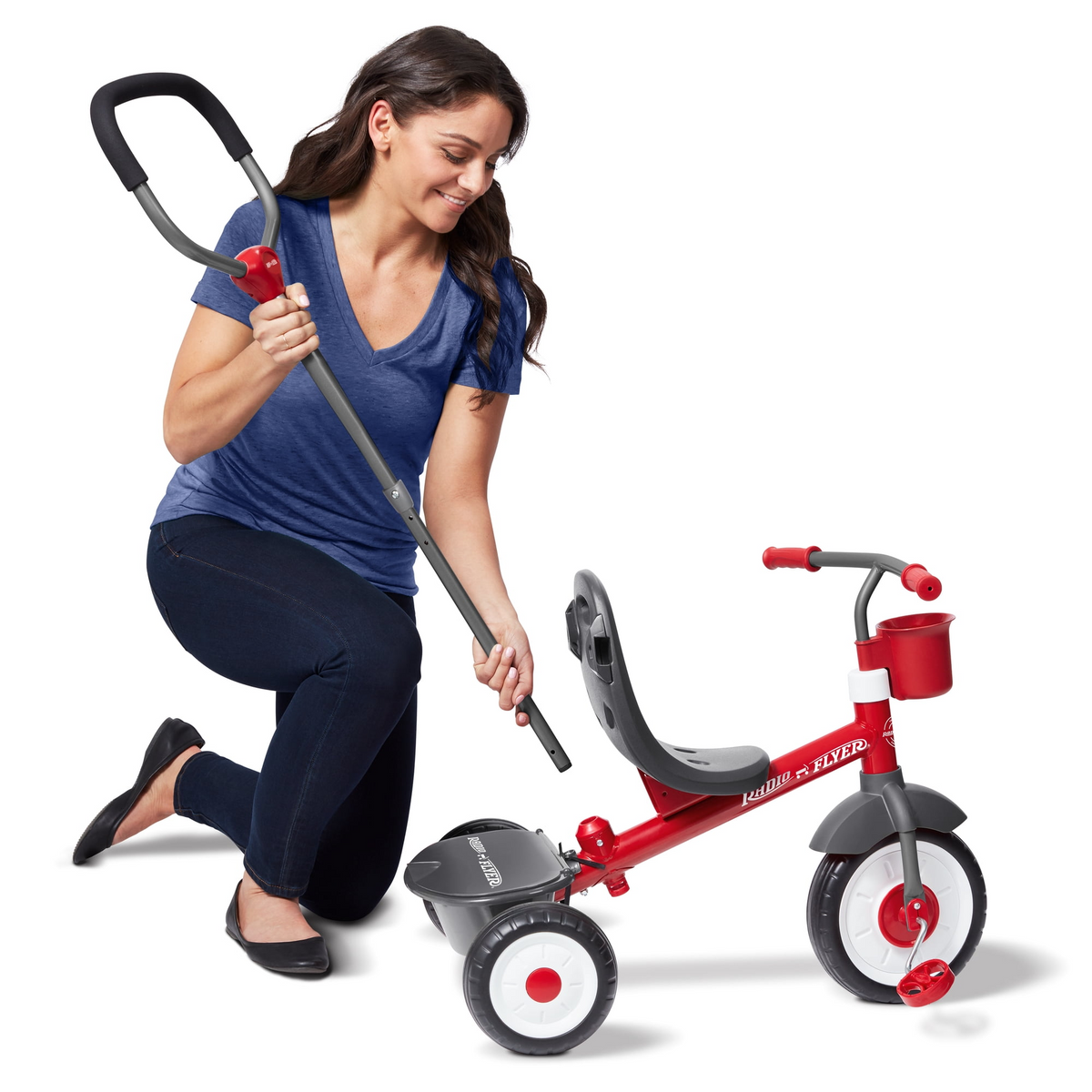 Radio Flyer 4-in-1 Activity Stroll 'N Trike with Interactive Tray