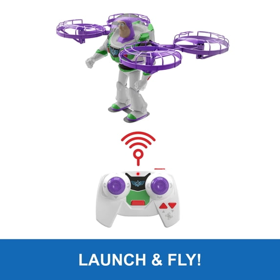 Disney and Pixar Toy Story 5 Flying RC Hi-Tech Edition Buzz Lightyear Action Figure Remote Controlled