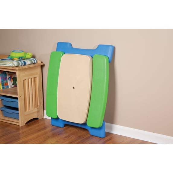 Little Tikes Easy Store Kids Durable Picnic Table with Umbrella