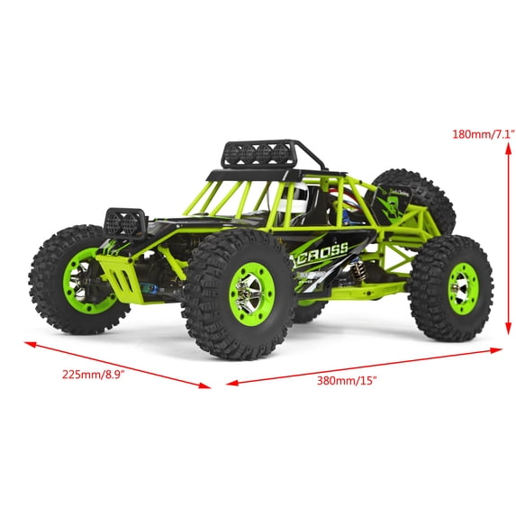 RC Cars Crawlers 1/12 Scale 2.4G 4WD High Speed Electric All Terrain Off-Road Rock Climbing wltoys Buggy RTR