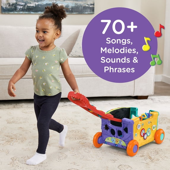 VTech Sort & Discover Activity Wagon with Accessories, Baby and Toddler Toys
