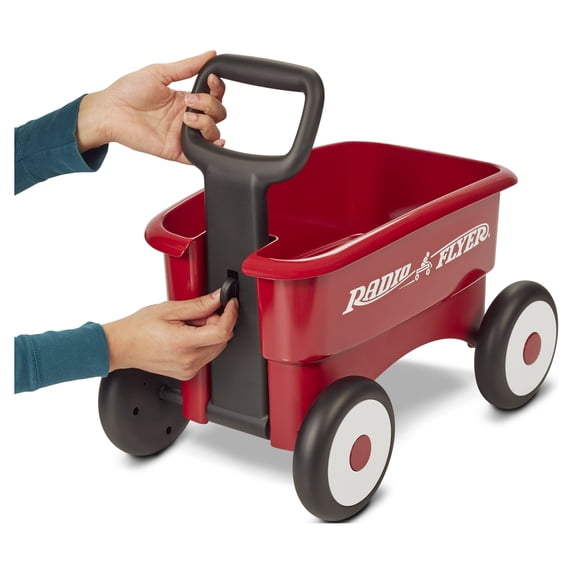 Radio Flyer My 1st 2-in-1 Wagon, Push and Pull Toy