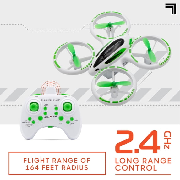 Sharper Image Stunt Drone for Kids with LED Lights, Assisted Landing, and 2.4GHz Remote Control