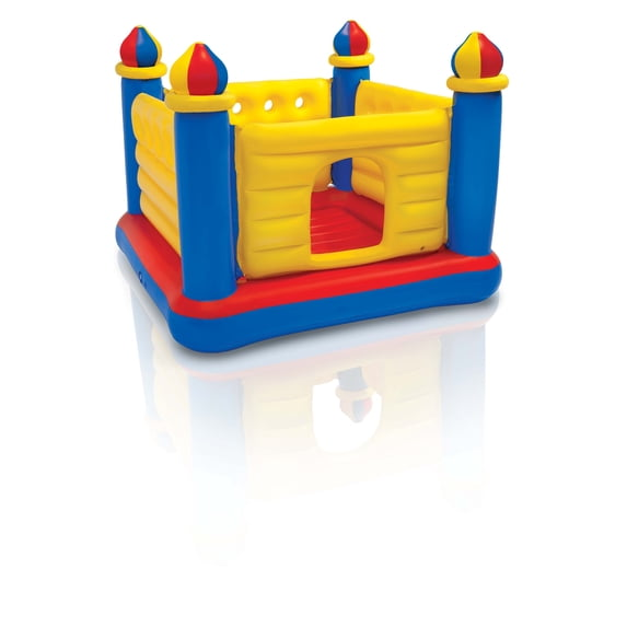 Intex Inflatable Colorful Jump-O-Lene Kids Ball Pit Castle Bouncer