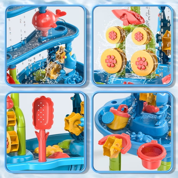 Dinosaur Planet Kids Sand Water Table for Toddlers