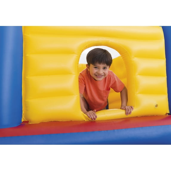 Intex Inflatable Colorful Jump-O-Lene Kids Ball Pit Castle Bouncer