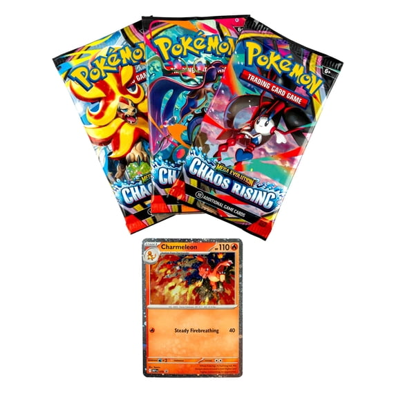 Pokemon Trading Card Games Chaos Rising 3-Pack Blister