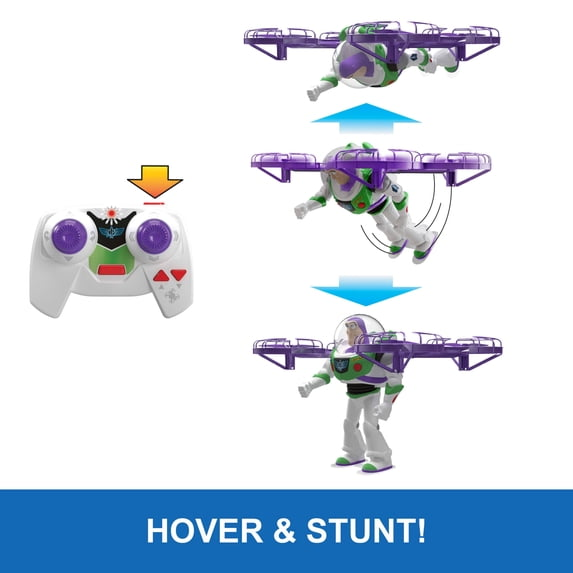 Disney and Pixar Toy Story 5 Flying RC Hi-Tech Edition Buzz Lightyear Action Figure Remote Controlled